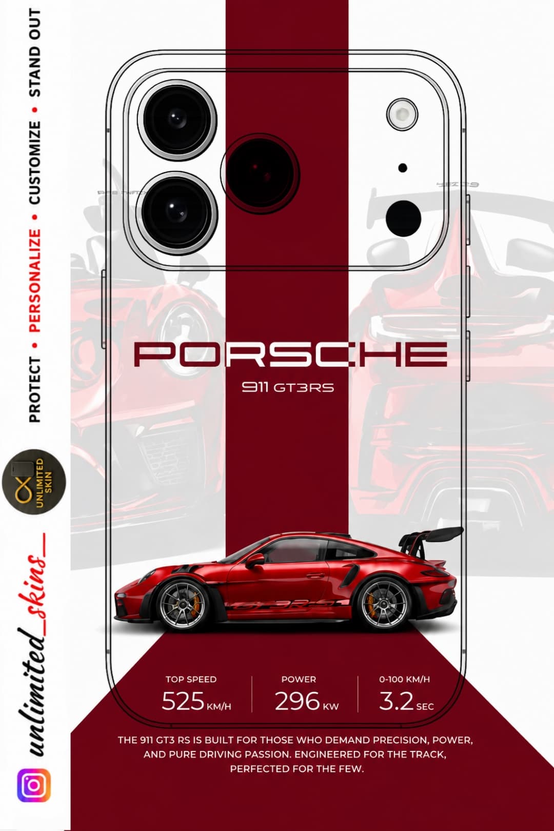 Sports Car Mobile Skin