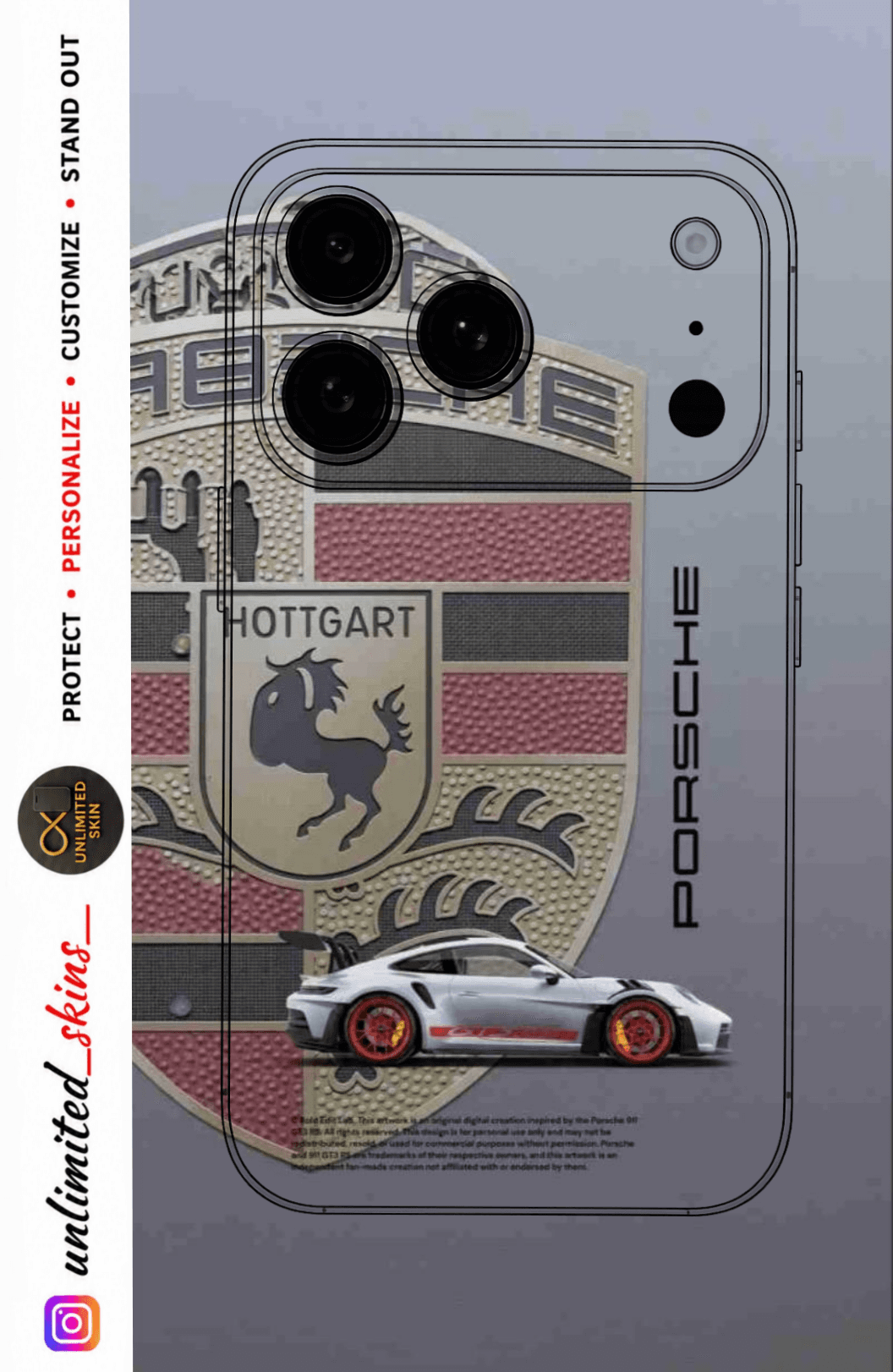Sports Car Mobile Skin