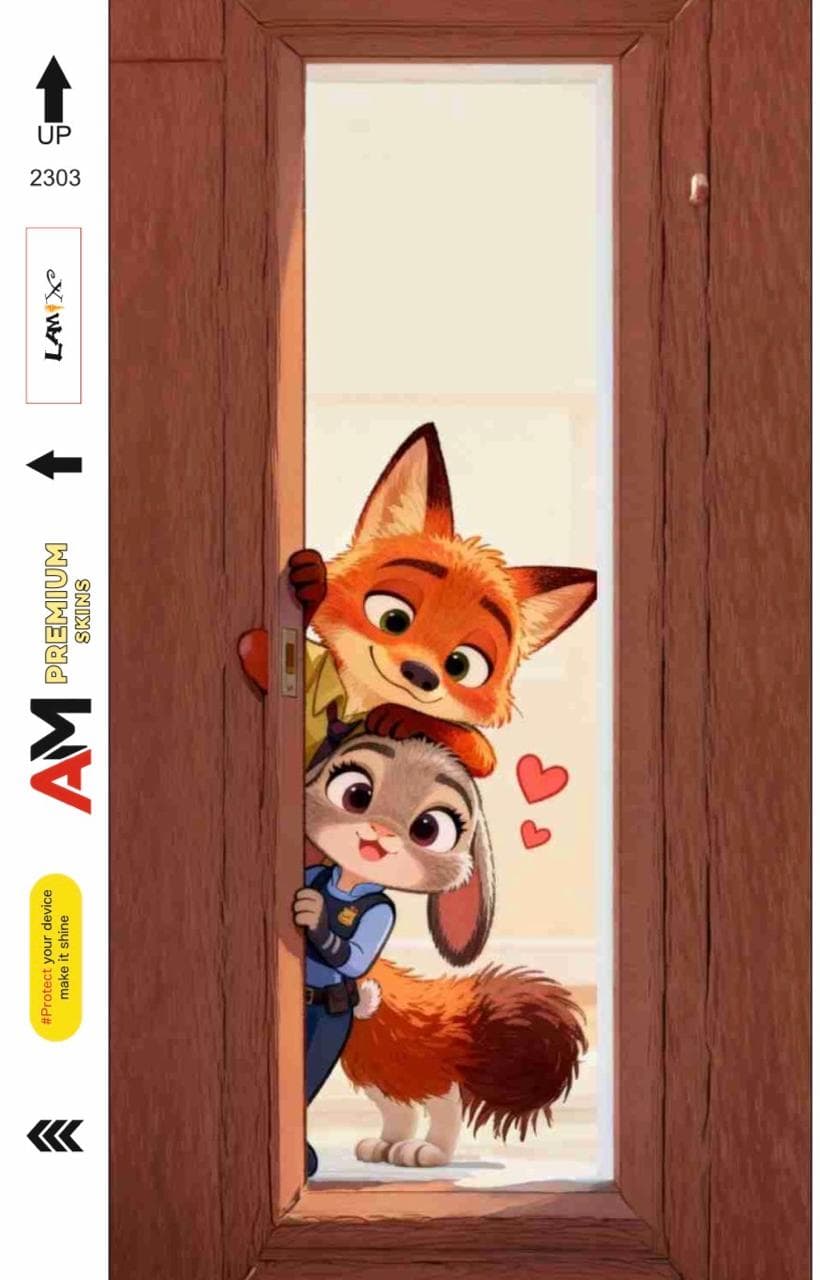 Nick Wilde and Judy Hopps ( Text Mobile Skin )