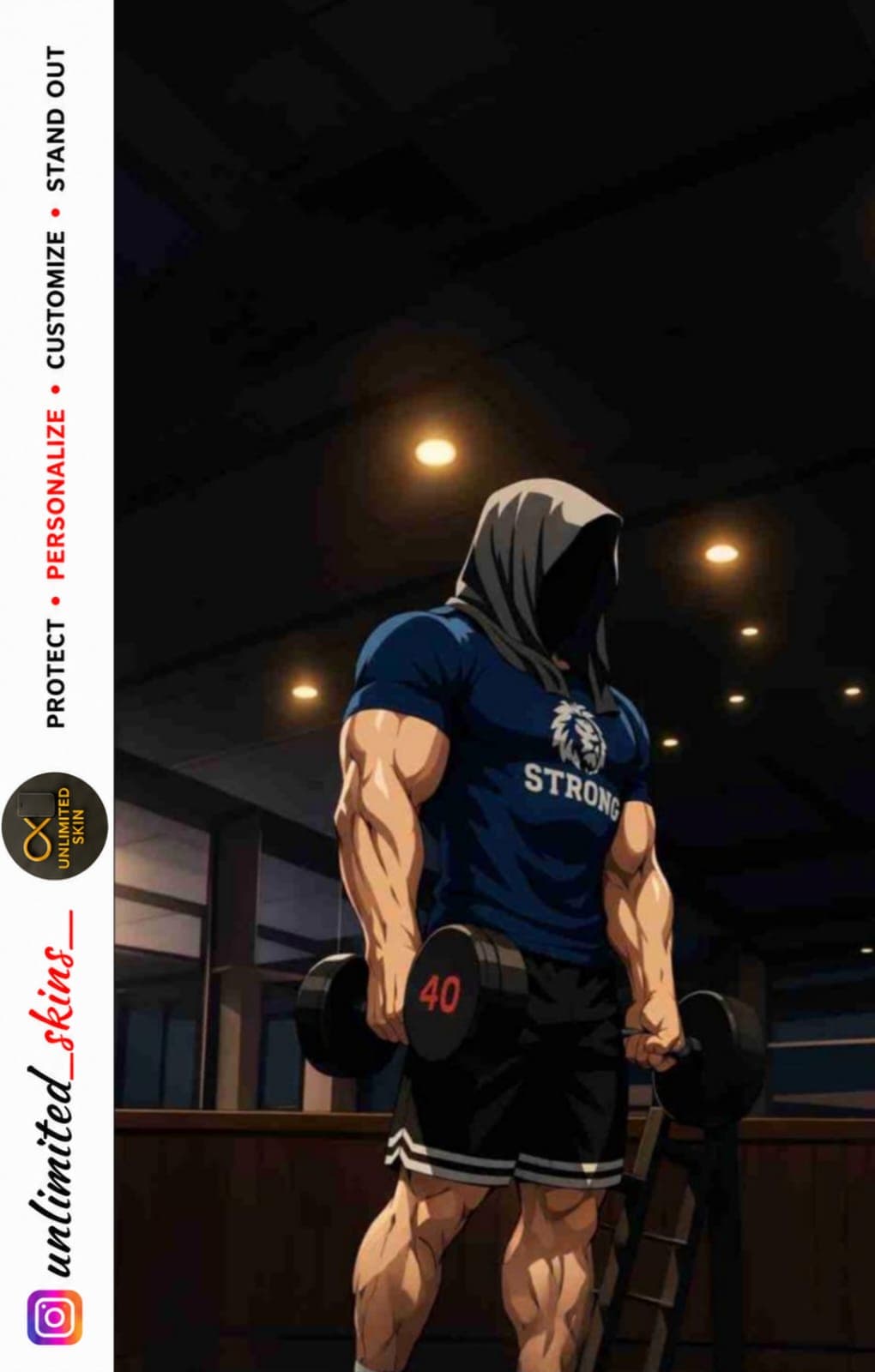 GYM đď¸ââď¸ ( Text Mobile Skin )