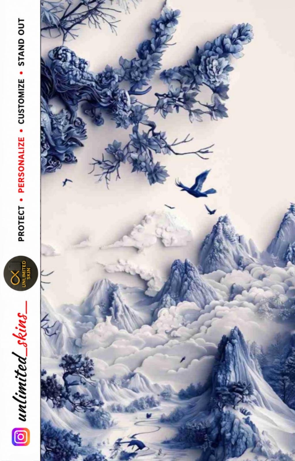 Nature Mobile Skin (Text Mobile Skin)